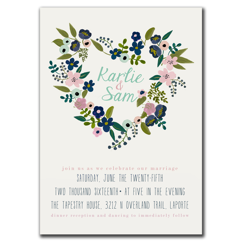 The Print Cafe Invitation Stacks - - anniversary invitations and vow renewals